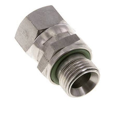 JIC Reducing Nipple UNF 7/8''-14 Female x G1/2'' Male Adjustable Stainless Steel 210bar (2950.5psi)