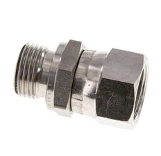 JIC Reducing Nipple UNF 7/8''-14 Female x G1/2'' Male Adjustable Stainless Steel 210bar (2950.5psi)