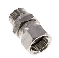 JIC Reducing Nipple UNF 7/8''-14 Female x G1/2'' Male Adjustable Stainless Steel 210bar (2950.5psi)
