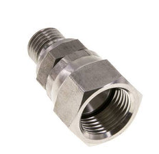 JIC Reducing Nipple UNF 3/4''-16 Female x G1/4'' Male Adjustable Stainless Steel 275bar (3863.75psi)