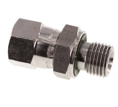 JIC Reducing Nipple UNF 1/2''-20 Female x G1/4'' Male Adjustable Stainless Steel 275bar (3863.75psi)