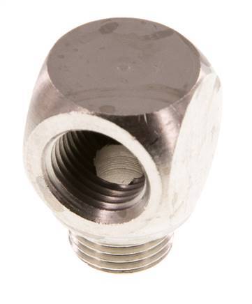 90deg Angled Fitting G1/8'' Male x Female Nickel-plated Brass 16bar (224.8psi) [2 Pieces]