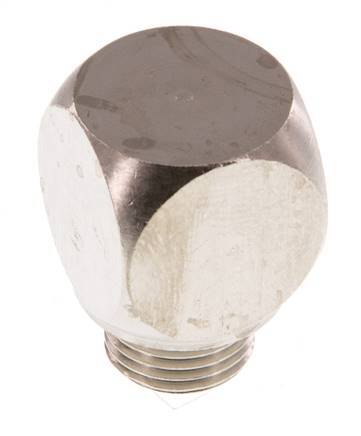 90deg Angled Fitting G1/8'' Male x Female Nickel-plated Brass 16bar (224.8psi) [2 Pieces]