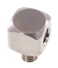 90deg Angled Fitting M5 Male x Female Stainless Steel 16bar (224.8psi)