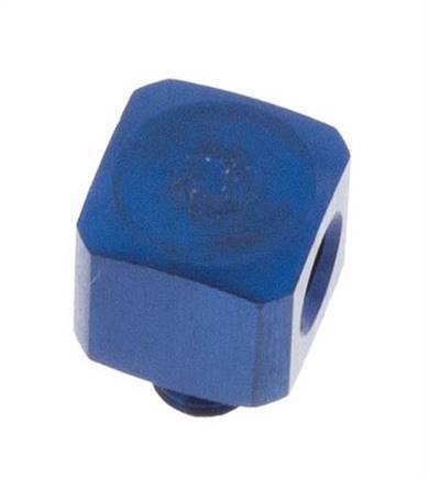 90deg Angled Fitting M5 Male x Female Aluminium 16bar (224.8psi) [5 Pieces]