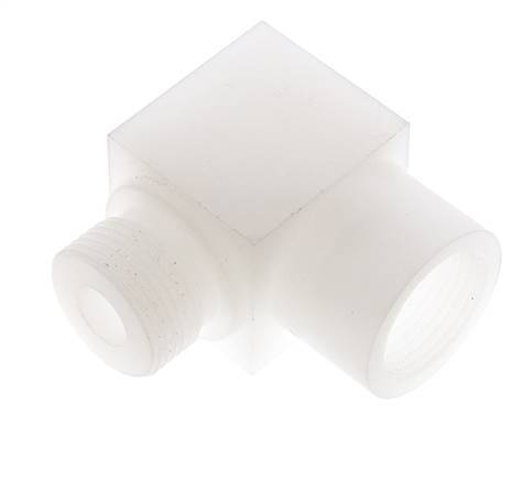 90deg Angled Fitting G3/4'' Male x Female PVDF 10bar (140.5psi) FDA