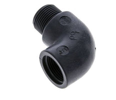 90deg Angled Fitting G3/4'' Male x Female PVDF 10bar (140.5psi) FDA