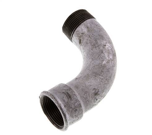 90deg Angled Fitting 1 1/4'' Male R x Female Rp Long Cast Iron 25bar (351.25psi)