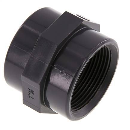Socket Rp1 1/2'' Female PVC-U 16bar (224.8psi) EN 1452-3 [2 Pieces ...