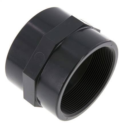 Socket Rp3'' Female PVC-U 16bar (224.8psi) EN 1452-3