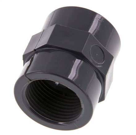 Socket Rp3/4'' Female PVC-U 16bar (224.8psi) EN 1452-3 [2 Pieces]