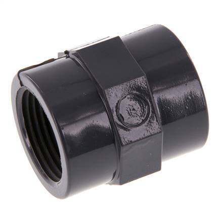 Socket Rp3/4'' Female PVC-U 16bar (224.8psi) EN 1452-3 [2 Pieces]