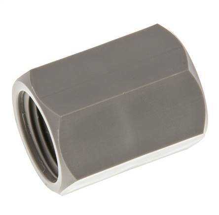 Socket G1/2'' Female Polypropylene (pp) 10bar (140.5psi) FDA 27mm Hex ...