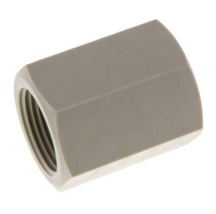 Socket G1'' Female Polypropylene (pp) 10bar (140.5psi) FDA 43mm Hex