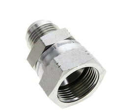 JIC Reducing Nipple UN 1-1/16''-12 Male x UN 1-5/16''-12 Female Steel 170bar (2388.5psi)