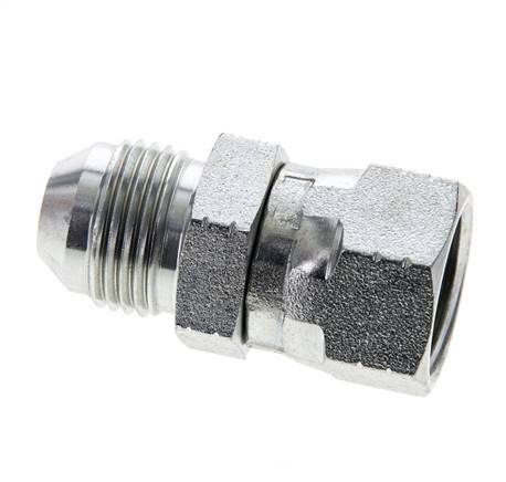 JIC Nipple UNF 3/4''-16 Male x Female Steel 275bar (3863.75psi)