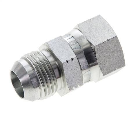 JIC Reducing Nipple UN 1-1/16''-12 Male x UN 1-1/16''-12 Female Steel 210bar (2950.5psi)