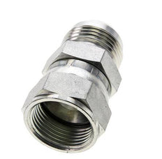 JIC Nipple UN 1-3/16''-12 Male x Female Steel 170bar (2388.5psi)