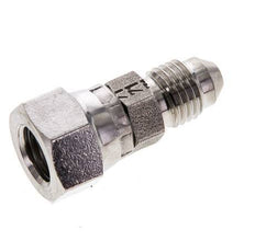 JIC Nipple UNF 7/16''-20 Male x Female Stainless Steel 310bar (4355.5psi)