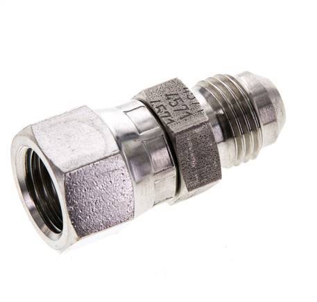 JIC Nipple UNF 9/16''-18 Male x Female Stainless Steel 275bar (3863.75psi)