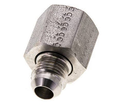 JIC Reducing Nipple UNF 9/16''-18 Male x UNF 3/4''-16 Female Stainless Steel 275bar (3863.75psi)