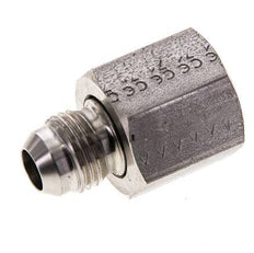 JIC Reducing Nipple UNF 9/16''-18 Male x UNF 3/4''-16 Female Stainless Steel 275bar (3863.75psi)