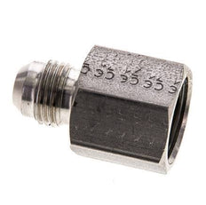 JIC Reducing Nipple UNF 9/16''-18 Male x UNF 3/4''-16 Female Stainless Steel 275bar (3863.75psi)