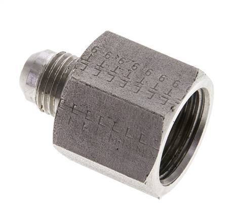 JIC Reducing Nipple UNF 9/16''-18 Male x UNF 7/8''-14 Female Stainless Steel 210bar (2950.5psi)