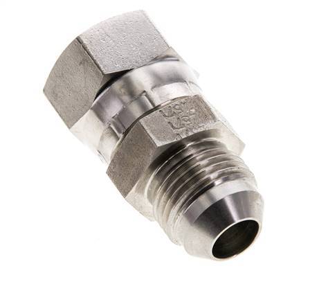 JIC Nipple UNF 3/4''-16 Male x Female Stainless Steel 275bar (3863.75psi)