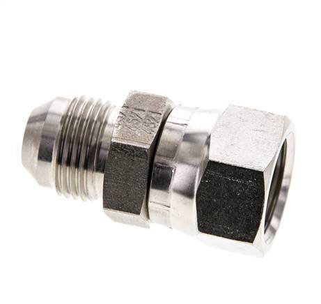 JIC Nipple UNF 3/4''-16 Male x Female Stainless Steel 275bar (3863.75psi)