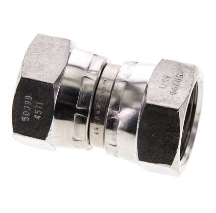 Reducing Straight Connector G3/4'' Female High Pressure Stainless Steel 60° Cone 175bar (2458.75psi) Hydraulic