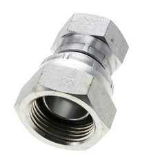 Reducing Straight Connector G3/4'' x G1'' Female High Pressure Steel 60° Cone 150bar (2107.5psi) Hydraulic