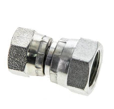Reducing Straight Connector G1/4'' x G3/8'' Female High Pressure Steel 60° Cone 425bar (5971.25psi) Hydraulic