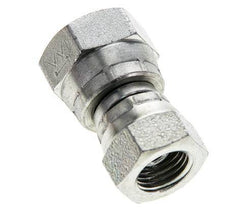 Reducing Straight Connector G1/4'' x G3/8'' Female High Pressure Steel 60° Cone 425bar (5971.25psi) Hydraulic