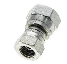 Reducing Straight Connector G1/4'' x G3/8'' Female High Pressure Steel 60° Cone 425bar (5971.25psi) Hydraulic