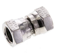 Reducing Straight Connector G1/4'' Female High Pressure Stainless Steel 60° Cone 575bar (8078.75psi) Hydraulic