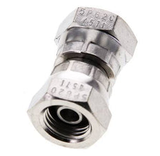 Reducing Straight Connector G1/4'' Female High Pressure Stainless Steel 60° Cone 575bar (8078.75psi) Hydraulic