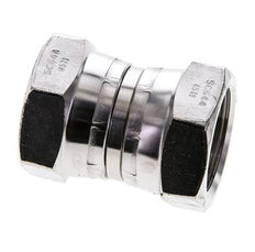 Reducing Straight Connector G1'' Female High Pressure Stainless Steel 60° Cone 150bar (2107.5psi) Hydraulic