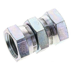 Reducing Straight Connector G1/2'' Female High Pressure Steel 60° Cone 300bar (4215.0psi) Hydraulic