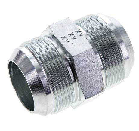JIC Double Nipple UN 1-7/8''-12 Steel 100bar (1405.0psi)
