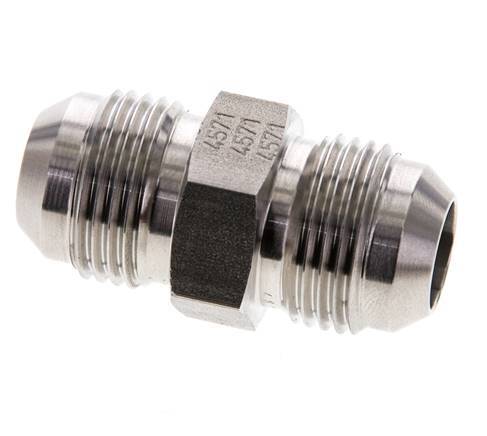 JIC Double Nipple UNF 7/8''-14 Stainless Steel 210bar (2950.5psi)