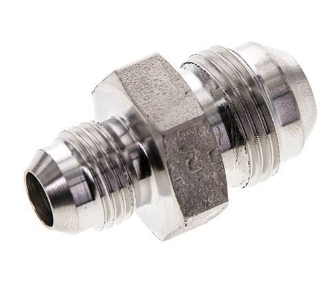 JIC Reducing Double Nipple UNF 9/16''-18 x UNF 3/4''-16 Stainless Steel 275bar (3863.75psi)