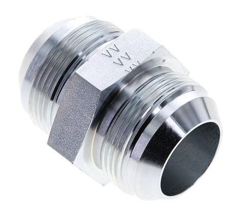 JIC Double Nipple UN 1-5/8''-12 Steel 140bar (1967.0psi)