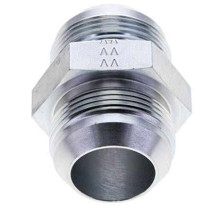 JIC Double Nipple UN 1-5/8''-12 Steel 140bar (1967.0psi)