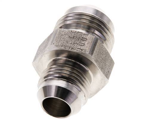 JIC Reducing Double Nipple UNF 7/8''-14 x UN 1-1/16''-12 Stainless Steel 210bar (2950.5psi)