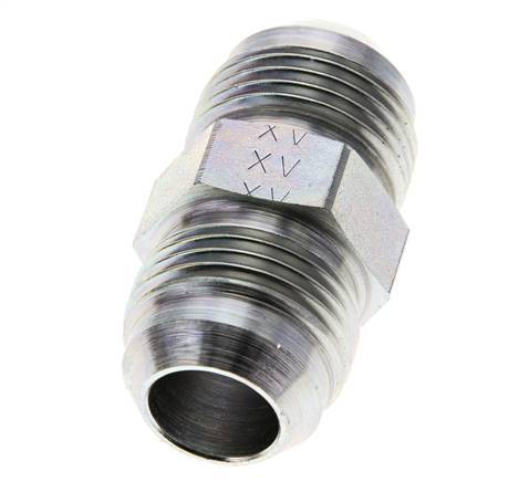 JIC Double Nipple UN 1-1/16''-12 Steel 210bar (2950.5psi)