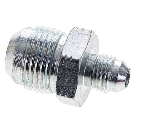 JIC Reducing Double Nipple UNF 1/2''-20 x UNF 7/8''-14 Steel 210bar (2950.5psi)