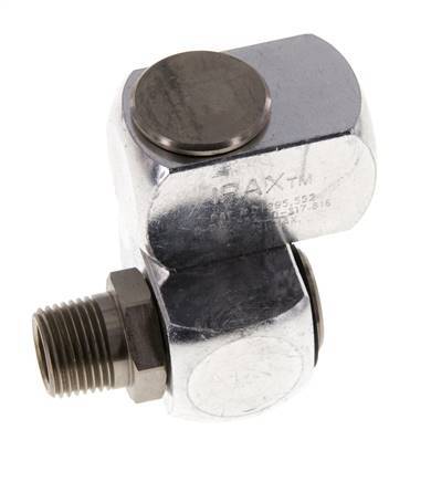 Rotary Joint R3/8'' Female x Male Z-shape Nickel-plated Brass 15bar (210.75psi)