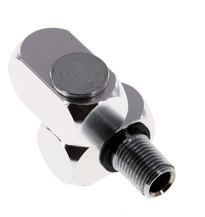 Rotary Joint R1/4'' Female x Male Z-shape Nickel-plated Brass 15bar (210.75psi)