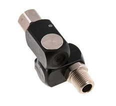Rotary Joint R1/4'' Female x Male Z-shape Nickel-plated Brass / Plastic 15bar (210.75psi)